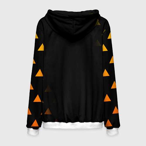 Мужская толстовка ЗЕНИЦУ КЛИНОК РАССЕКАЮЩИЙ ДЕМОНОВ KNY / 3D-Белый – фото 2