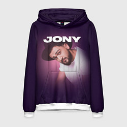 Толстовка-худи мужская Jony френдзона, цвет: 3D-белый