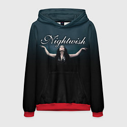 Толстовка-худи мужская Nightwish with Tarja, цвет: 3D-красный