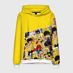 Толстовка-худи мужская Banana Fish, цвет: 3D-белый