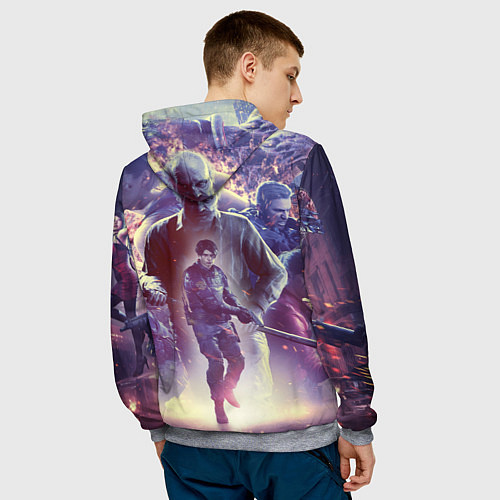 Мужская толстовка Resident Evil 25-летие / 3D-Меланж – фото 4