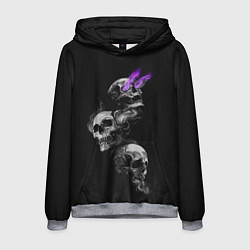 Толстовка-худи мужская Soul Skull, цвет: 3D-меланж