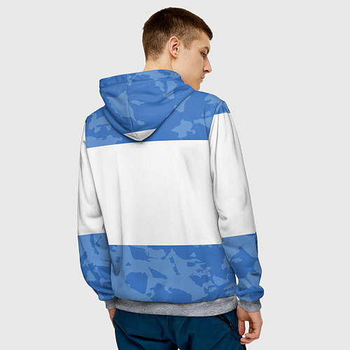 Мужская толстовка Сборная Уругвая / 3D-Меланж – фото 4