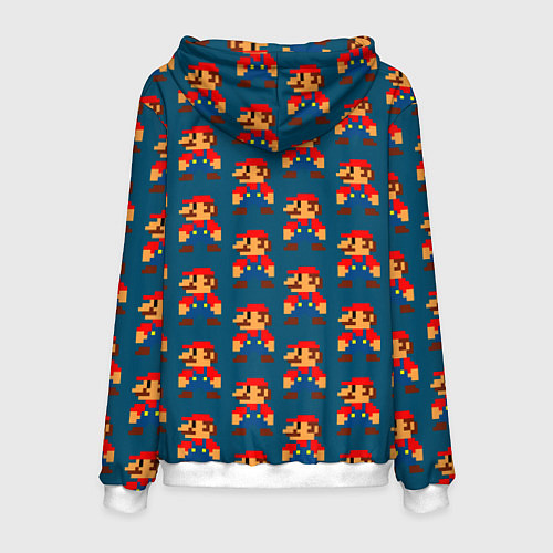 Мужская толстовка Марио / 3D-Белый – фото 2