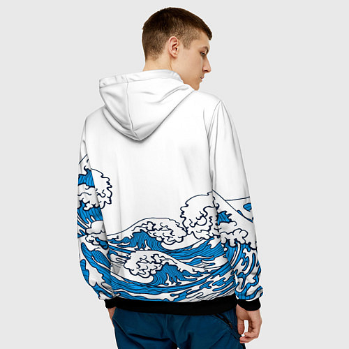 Мужская толстовка ONE PIECE ВАН ПИС МОРЕ / 3D-Черный – фото 4