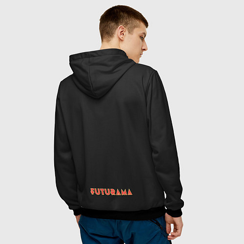 Мужская толстовка Я хочу верить / 3D-Черный – фото 4