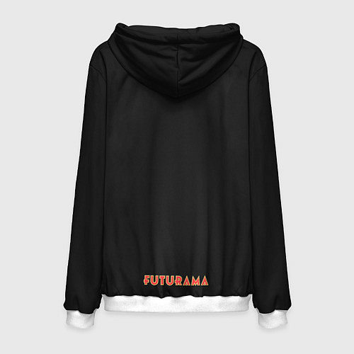 Мужская толстовка Agents Futurama / 3D-Белый – фото 2