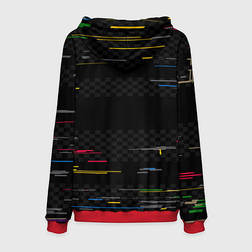 Мужская толстовка SHIZUOKA ANIME GIRL / 3D-Красный – фото 2