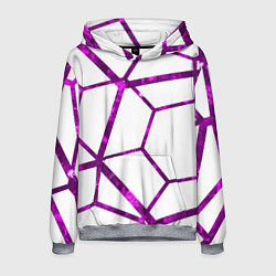 Толстовка-худи мужская Hexagon, цвет: 3D-меланж