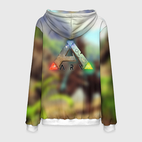 Мужская толстовка Ark Survival АРК СУРВИВАЛ спина Z / 3D-Белый – фото 2