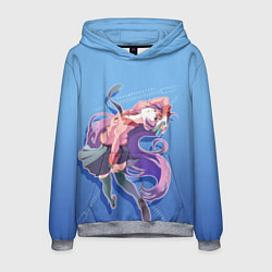 Толстовка-худи мужская Истории монстров, цвет: 3D-меланж