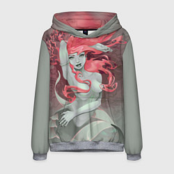 Толстовка-худи мужская Красивая русалочка Beautiful mermaid, цвет: 3D-меланж
