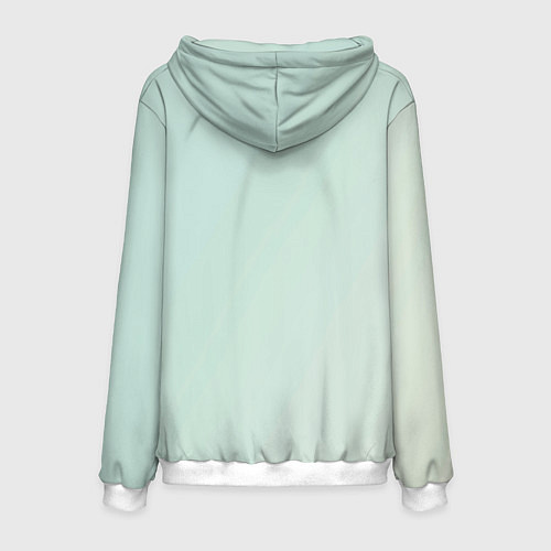 Мужская толстовка Чимин в цветах / 3D-Белый – фото 2