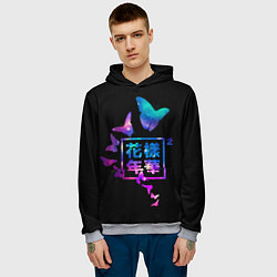 Толстовка-худи мужская Jinterfly Bts, цвет: 3D-меланж — фото 2