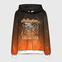 Толстовка-худи мужская T-rex Champion 23, цвет: 3D-белый
