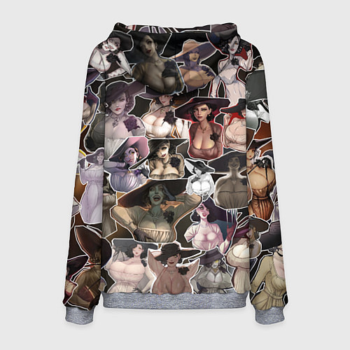 Мужская толстовка Dimitrescu stikers style 2 / 3D-Меланж – фото 2