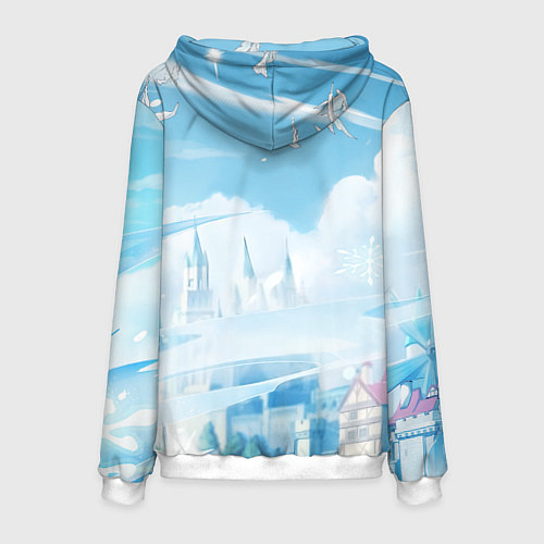 Мужская толстовка Eula Genshin Impact / 3D-Белый – фото 2