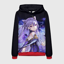 Толстовка-худи мужская КЭ ЦИН - Genshin Impact, цвет: 3D-красный