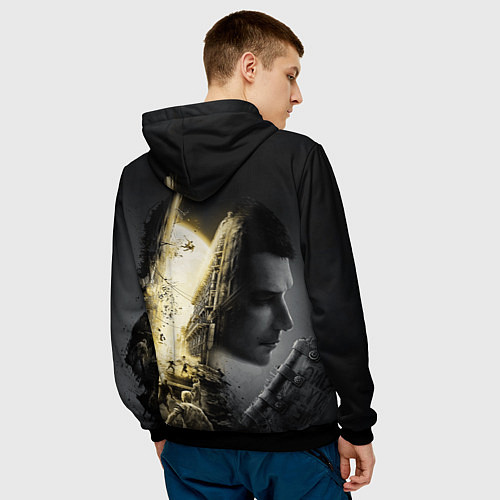 Мужская толстовка Dying Light 2 Deluxe / 3D-Черный – фото 4