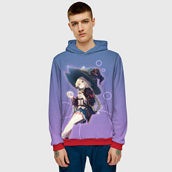 Толстовка-худи мужская Убивая слизней 300, цвет: 3D-красный — фото 2