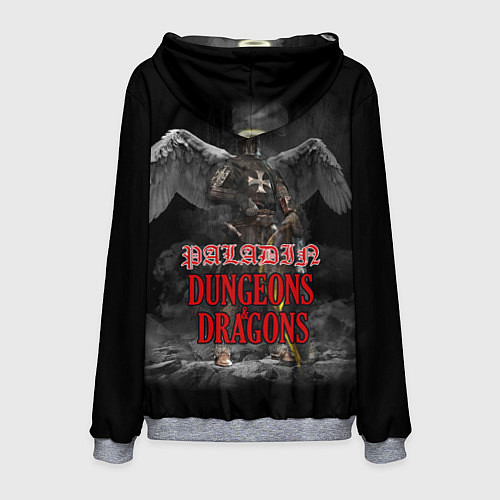 Мужская толстовка Dungeons & Dragons: Palladin / 3D-Меланж – фото 2