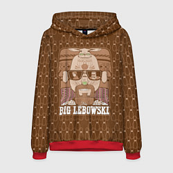 Толстовка-худи мужская The Big Lebowski, цвет: 3D-красный