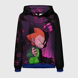 Толстовка-худи мужская Friday Night Funkin FNF, цвет: 3D-синий