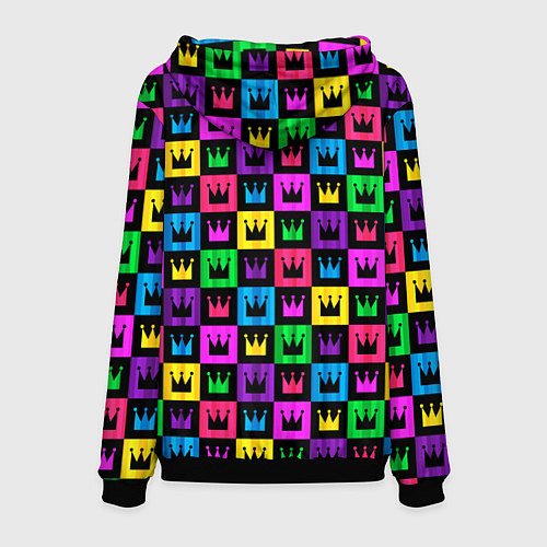 Мужская толстовка Король / 3D-Черный – фото 2