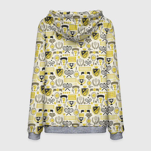 Мужская толстовка Кубок Дэвиса / 3D-Меланж – фото 2