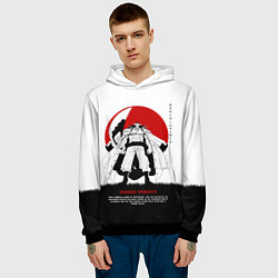 Толстовка-худи мужская Эдвард Ньюгейт One Piece Большой куш, цвет: 3D-черный — фото 2