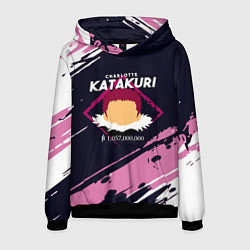 Толстовка-худи мужская Шарлотта Катакури One Piece, цвет: 3D-черный