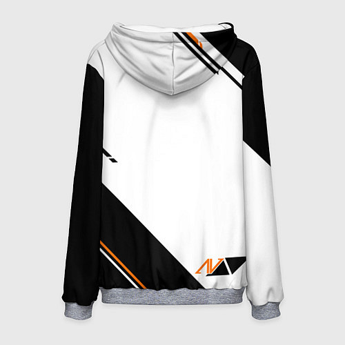 Мужская толстовка M4A4 - Asiimov 2023 NEW / 3D-Меланж – фото 2