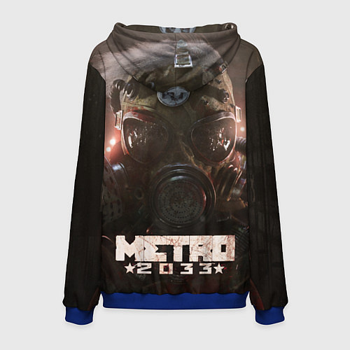 Мужская толстовка MERTO 2033 ПРОТИВОГАЗ / 3D-Синий – фото 2