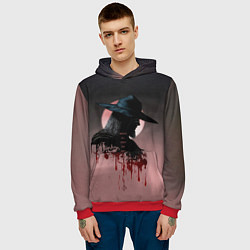 Толстовка-худи мужская Blind Hunter, цвет: 3D-красный — фото 2