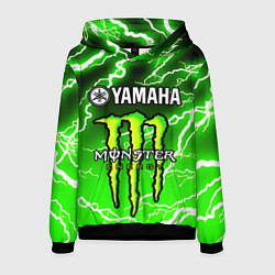 Толстовка-худи мужская YAMAHA X MONSTER SPORT, цвет: 3D-черный