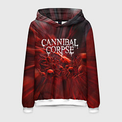 Толстовка-худи мужская Blood Cannibal Corpse Труп Каннибала Z, цвет: 3D-белый