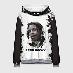 Толстовка-худи мужская АСАП ASAP ROCKY Z, цвет: 3D-меланж