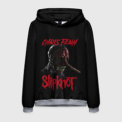 Толстовка-худи мужская CHRIS FENH SLIPKNOT СЛИПКНОТ Z, цвет: 3D-меланж