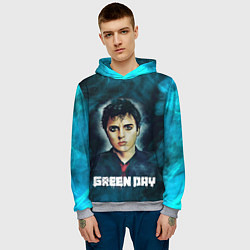 Толстовка-худи мужская Billie GreenDay ГринДай Z, цвет: 3D-меланж — фото 2