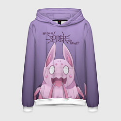 Толстовка-худи мужская Аниме Да, я паук, и что?, цвет: 3D-белый