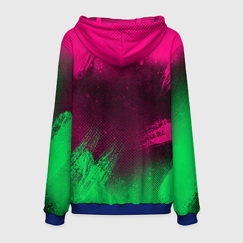 Мужская толстовка NEON HONDA НЕОН ХОНДА / 3D-Синий – фото 2