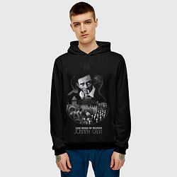 Толстовка-худи мужская JOHNNY CASH, цвет: 3D-черный — фото 2