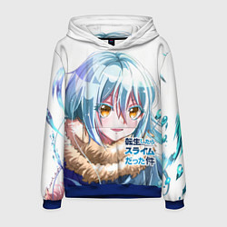 Толстовка-худи мужская Римуру, О моём перерождении, цвет: 3D-синий