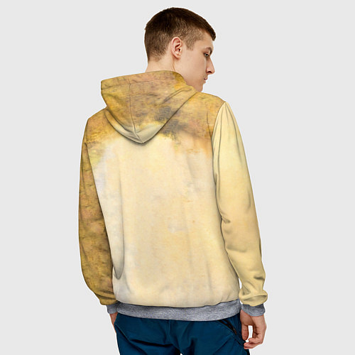 Мужская толстовка ГОВОРИТ и ПОКАЗЫВАЕТ - ПИКНИК / 3D-Меланж – фото 4