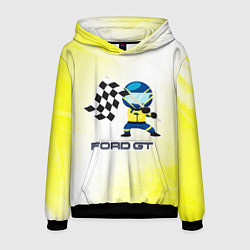 Толстовка-худи мужская Ford - Racing, цвет: 3D-черный