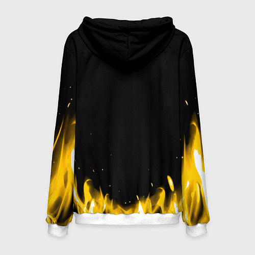 Мужская толстовка Ария - Герой асфальта / 3D-Белый – фото 2