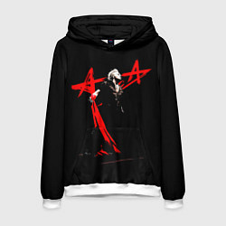 Толстовка-худи мужская Алиса - Константин Кинчев, цвет: 3D-белый