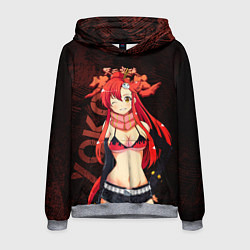 Толстовка-худи мужская Йоко Литтнер Гуррен Лаганн, цвет: 3D-меланж