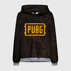 Толстовка-худи мужская PUBG ПАБГ NEON, цвет: 3D-меланж