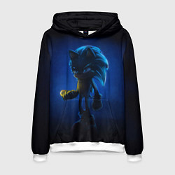 Толстовка-худи мужская SONIC СОНИК Z, цвет: 3D-белый